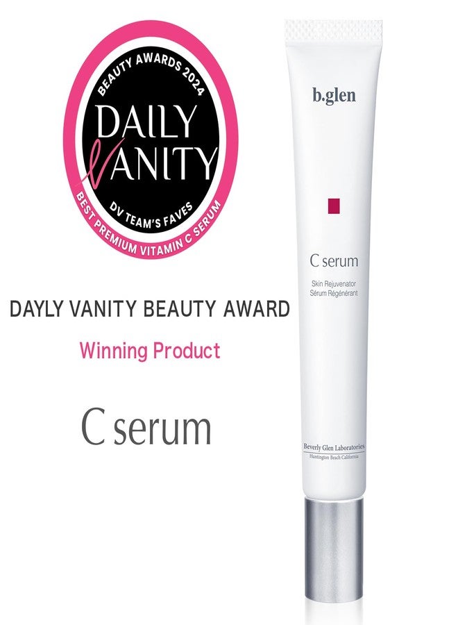 b.glen Pure Vitamin C Serum 0.51 Fl.Oz. | Multi-Functional Serum with Ascorbic Acid. Minimizes Pore Size, Brighter Skin, Anti-Wrinkles, Fade Acne scars, and Redness, - Image 2
